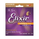 Elixir Nanoweb Phosphor Bronze Medium Light Acoustic Guitar Strings .012 - .056