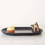 Best In Show Snack Platter - Matt Black & Bronze