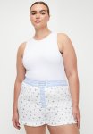 Cotton On Plus Flannel Boyfriend Boxer Short - Windsurfer Dark Oak Lenny Check