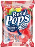 Sour Strawberry Lollipop