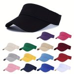 2023 New Empty Top Hat Men's And Women's Big Head Circumference Peaked Cap Sun Protection Sun Visor Summer Face Small Baseball C