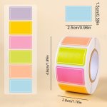 500-PIECE Roll Waterproof Color-coded Index Tabs - Vibrant Durable Sticky Labels For Organizing Tagging & Personalized Name Tags
