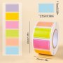 500-PIECE Roll Waterproof Color-coded Index Tabs - Vibrant Durable Sticky Labels For Organizing Tagging & Personalized Name Tags