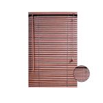 25MM 60 X 90CM Woodgrain Pvc Blinds Mahogany