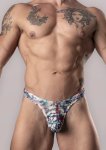 Malepower Your Lace Or Mine Bong Thong Blue Check