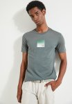 Calvin Klein Metallic Box Tee - Endless Grey