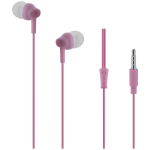 Genesis Series Packaged Aux Earphone No Microphone - Pink PR-1002-PK