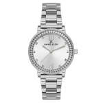 Premium Silver Dial 3 Hands Woman's Watch DK113510-1