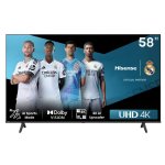 Hisense LEDN58A6N 58-INCH Uhd 4K Smart Tv Vidaa Smart Os Hdr – New