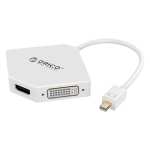 Orico - MINI Display Port To HDMI 4K|DVI|VGA Adapter - White