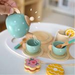 Zs - Kiddies Wooden Tea Set
