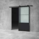 Glass Barn Door D05 - 2100 X 920 X 25MM Clear Glass