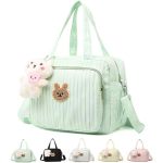 Baby Diaper Bag Tote Cute Small Crossbody Nappy Mommy Bag Lightweight Travel & Hospital Multifunction Storage Tote