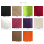 Microfibre Fitted Sheet- Double Assorted Colours - Tan