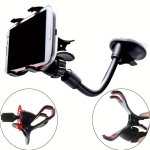 Gooseneck Phone Holder With 360 Rotation Flexible Car Phone Mount - Universal Arm Clip Dashboard Mount For Gps Suction Cup And S