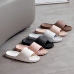 Unisex Open Toe Breathable Cozy Slides Comfortable Soft Slippers Comfy Non-slip Home Shoes For Indoor Bedroom