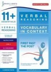 11+ Essentials Verbal Reasoning: Vocabulary In Context Level 3 Paperback