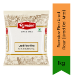 Fine Urad Flour Urad Dal Atta 1KG - Premium Pure Fine Black Gram Flour For Dosa Vada Pappadams & Snacks Delivers