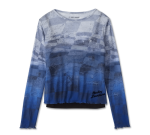 Women’s Cool Blue Mesh Top