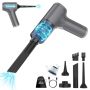 Lovyi Small Car Vacuum Cordless MINI Handheld Vacuum 6000PA Suction 3 In 1 Portable Vacuum Cleaner & Air Duster & Pump MINI Car Vacuum Cleaner Rechar