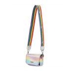 Rainbow Cross Body Bag – Silver