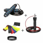 Killer Deals Ball-bearing speed Skipping Rope & Exercise Resistance Bands - Best Bargains Online