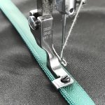 1PC T69 Adjustable Invisible Zipper Presser Foot With Groove Full Steel Sewing Machine Attachment For Knitting And Crafts - Silv