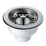 Waste Sink Large Strainer & Plug 90MM