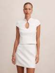 Ayla Keyhole Linen Top - 16 Porcelain Set