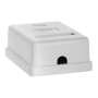 Acconet CAT5e Single RJ45 Wall Box | CAT5-BOX-1
