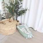 Baby Safe Nest Safe Sleeping Pod Olive Leaf Neutral
