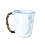 African Mug - Grey Double Dipped