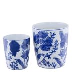 Blooms Ceramic Planter Pot - SET 2