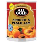 All Gold Apricot & Peach Jam 450G