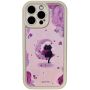 Beige Phone Case With Good Luck Cat For Iphone 14 Pro