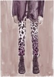 Wild Child Pink Art Print - A3