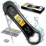 Meat Thermometer Digital Instant Read Meat Thermometer For Grill And Cooking With Bottle Opener Backlight & Calibration Food The