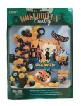 Halloween Themed Party Balloon Pack - Including Balloon Chain 53 Pieces