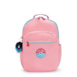 Kipling Women's Seoul Extra Large Fc 17" Laptop Backpack Durable Roomy With Padded Shoulder Straps Built-in Protective Sleeve