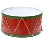 Tree Box Drum Red green 61X30CM