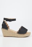 JAYDA3 Espadrille Wedge Heel - Black