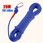 1PC 10M 20M Magnet Fishing Rope Carabiner Nylon Braided Rope Nylon Mooring Line For Anchor Clothesline Boat Anchor Crafting Bloc