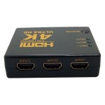 M-link HDMSWI3 3-PORT HDMI Switch 4K Ultra HD HDMI Splitter With Remote Control