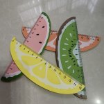 Fruit-themed Measuring Tool - Watermelon Orange Kiwi Lemon Styles 16.0CM Stationery Present For Young Ones & Birthday Adornments
