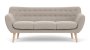 Anne 3-SEATER Couch Agnes Brown - Agnes Brown