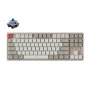 K8 87 Key Hot-swappable Alunium Frame Mechanical Keyboard Non-backlit Blue Switches