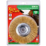 Tork Craft Wire Wheel Brush 125 X 14 X 16MM Arbor With 1 2" Bush