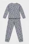 Kiddies 2 Piece Long Sleeve Cotton Pyjama Set Space Print
