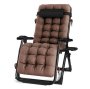 Folding Recliner Lounger Chair With Detachable Cushion