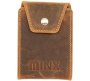 Concertina Genuine Leather Card Holder Card Holder 1 Brown